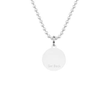 St. Christopher Surf Necklace | Silver Medallion, Adjustable Length