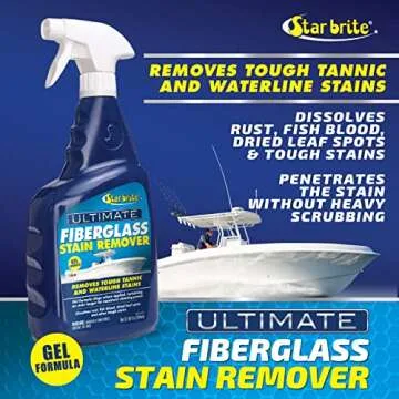 Star Brite 098932 Star Brite Fiberglass Stain Re-, 32 oz.