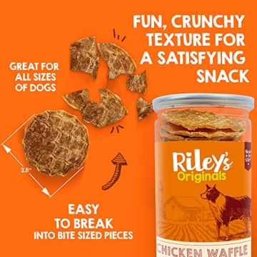 Riley's Chicken Dog Treats - Healthy, Crunchy Snacks