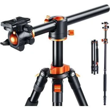 K&F Concept 74" Tripod with Detachable Monopod & Ball Head