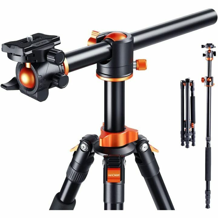K&F Concept 74" Tripod with Detachable Monopod & Ball Head