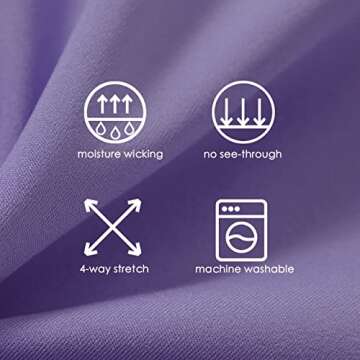 Willit Women's One Shoulder Dress Tennis Exercise Golf Athletic Dress with Bra & Shorts Active Dress with Pockets Lilac S