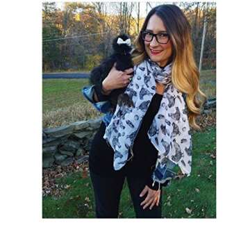 Fluffy Layers Hens & Feathers Scarf