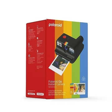Polaroid Go Generation 2 - Mini Instant Camera + Film Bundle (16 Photos Included) - Black (6280)