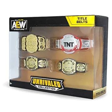 AEW Championship Belt Multipack - Accessory for Unrivaled Figures