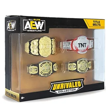 AEW Championship Belt Multipack - Accessory for Unrivaled Figures