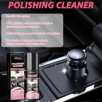 Car Interior Cleaner, Vehicle Interior Polish | Interior Detailer Spray, Total Car Interior Cleaner Rejuvenation, Decontaminatio, Interior All Purpose Car Cleaner 2Pcs*100ml