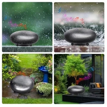 8-Inch Steel Tongue Rain Drum for Garden