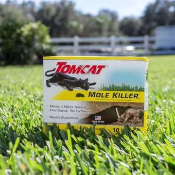 Tomcat Mole Killer - Effective Earthworm Mimic for Moles