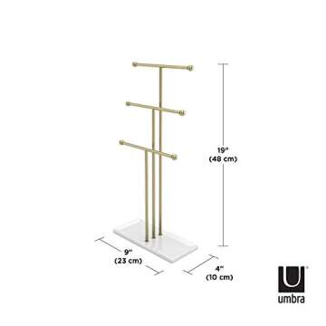 Umbra Trigem Jewelry Stand, Gold