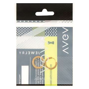 VAGA Gold Color Hoop Earings, Pair Of Cool Punk Rock Style Stainless Steel Gold Hoop Earrings Men And Women, The Hoops Are Small And Thick Gold Hoop Earrings