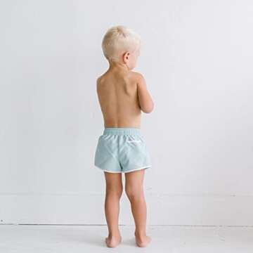 Sisterly Market Swim Shorts, Solid (age, 5_years, 6_years, Yellow)