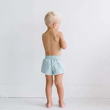 Sisterly Market Swim Shorts, Solid (age, 5_years, 6_years, Yellow)