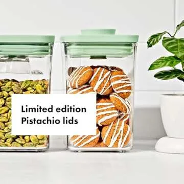 OXO Good Grips 3-Piece POP Container Set with Mini Scoops - Limited Edition Pistachio