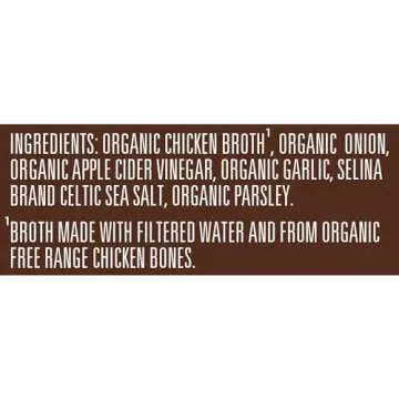 Bonafide Provisions Fresh Organic Chicken Bone Broth, Frozen 24 fl oz – Gluten-Free, Paleo, and Keto. For Sipping & Cooking, Pack of 6