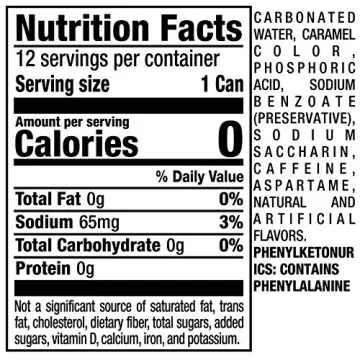 Diet Dr Pepper Soda Pack of 12 Cans - Guilt-Free Refreshment