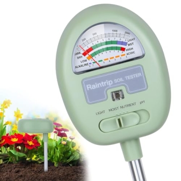 4-in-1 Soil Moisture Meter and pH Tester