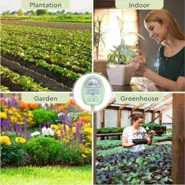 4-in-1 Soil Moisture Meter and pH Tester