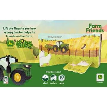 Engaging John Deere Lift-a-Flap Board Book for Kids