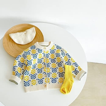 Charming Simplee Kids Baby Sweater Cardigan for Girls