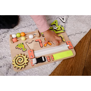 Personalized Name Puzzle Busy Board for Toddlers