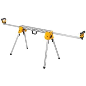 DEWALT Miter Saw Stand, Compact, 40" Beam Extends, Holds up to 500 lbs (DWX724)