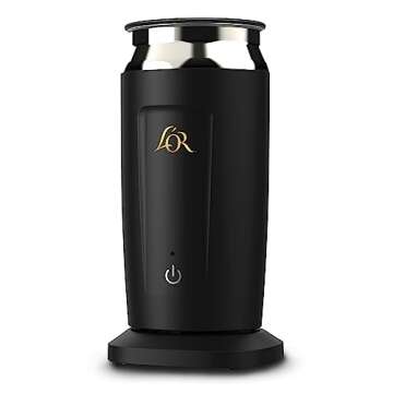 L'OR Barista System Coffee and Espresso Machine Combo with Frother, Matte Black