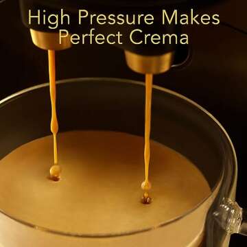 L'OR Barista System Coffee and Espresso Machine Combo with Frother, Matte Black