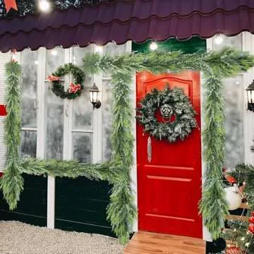 9FT Christmas Eucalyptus Cedar Garland for Festive Decor