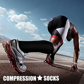 CHARMKING Compression Socks for Circulation & Comfort