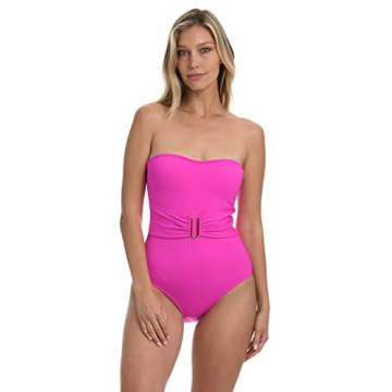 La Blanca Island Goddess Bandeau Mio Swimsuit for Women