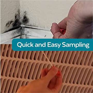 ImmunoLytics DIY Mold Test Kit - Easy to Use Precise Mold Detection and Identification - 3 Swab Kit ...