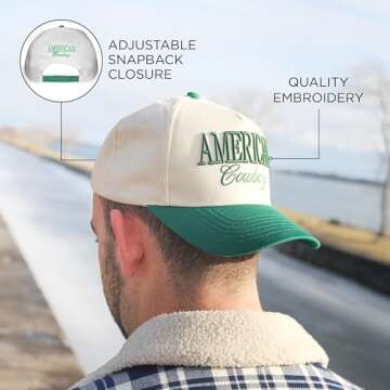 Vintage Trucker Hat | Western Style Snapback for All