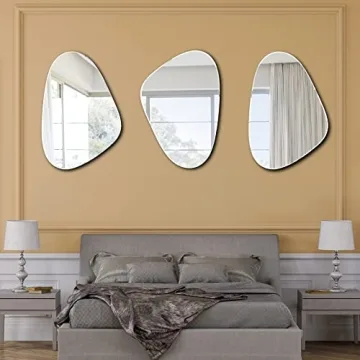 Modern Frameless Irregular Mirror for Elegant Spaces