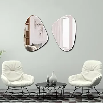 Modern Frameless Irregular Mirror for Elegant Spaces