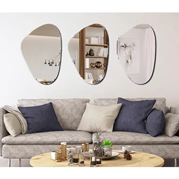 Modern Frameless Irregular Mirror for Elegant Spaces