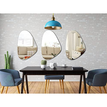 Modern Frameless Irregular Mirror for Elegant Spaces