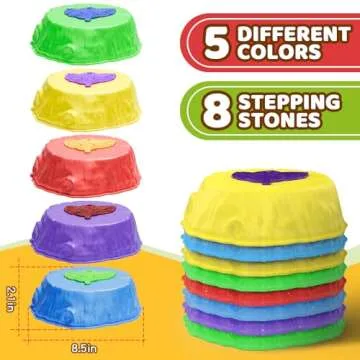 AIGIMU Kids' Stepping Stones Set – Balance & Fun!