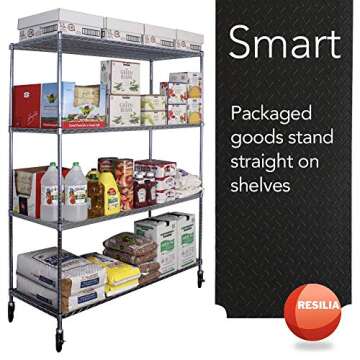 Resilia Anti-Slip Shelf Liner Set - Heavy Duty, Made in USA