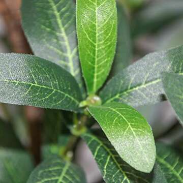 Alphlower Potted 4.1ft Artificial Olive Tree with Bendable, Adjustable Branches - Decorative Fake Greenery Trees in Pots for Home, Restaurant & Office Indoor Decor