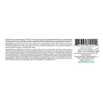Mario Badescu Azulene Calming Mask, Clay Mask Face Care Ideal for All Skin Types, Pore Minimizer wit...