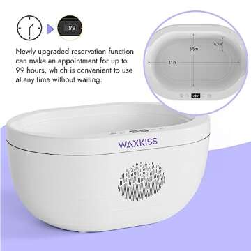 Paraffin Wax Machine & 3 Wax Packs for Deep Hydration