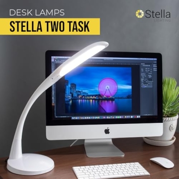 Versatile Stella Two 11W LED Desk Lamp for Every Task