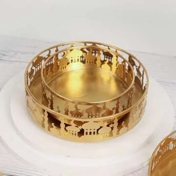 Crazy Night Islam Eid Mubarak Pendant DIY Castle Three-Piece Set Tray Ramadan Activities Party Decoration Food Storage Container…