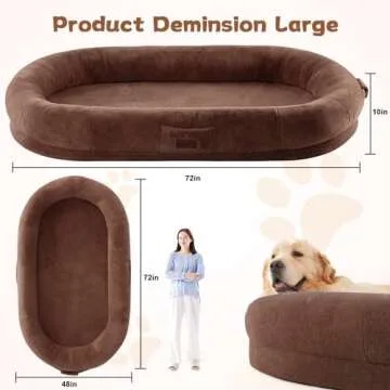 Yojoker Human Dog Bed - Comfort & Style for Adults
