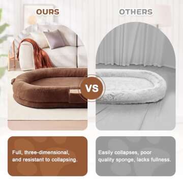 Yojoker Human Dog Bed - Comfort & Style for Adults