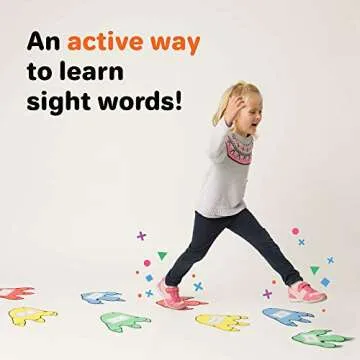 Barnacle Toys Dino Stomp, Dolch Sight Words Flash Cards Kindergarten Learning Games, Learning to Read for Kids Ages 5-7, 1st Grade Learning Materials, Reading Games for Kids Ages 4-8