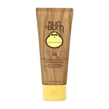 Sun Bum Original SPF 50 Sunscreen Lotion | Vegan, Moisturizing, No White Cast, 3 oz
