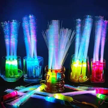 Lewtemi 60 Pack Glow Wands - LED Light Up Party Supplies