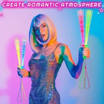 Lewtemi 60 Pack Glow Wands - LED Light Up Party Supplies